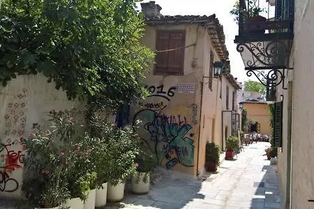Under The Acropolis, Tiny Room, Big Terrace Apartment